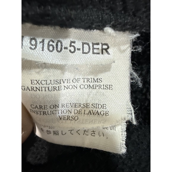 Marmot Jacket Mens Large Black Softshell Fleece Lined Full Zip - Picture 6 of 6